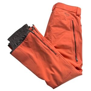 Strafe Pika Pant Women M Sunset Orange Primaloft Ski Snowboard MSRP $409
